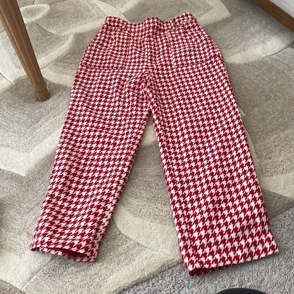 Lovers + friend red houndstooth pants - Picture 5 of 9